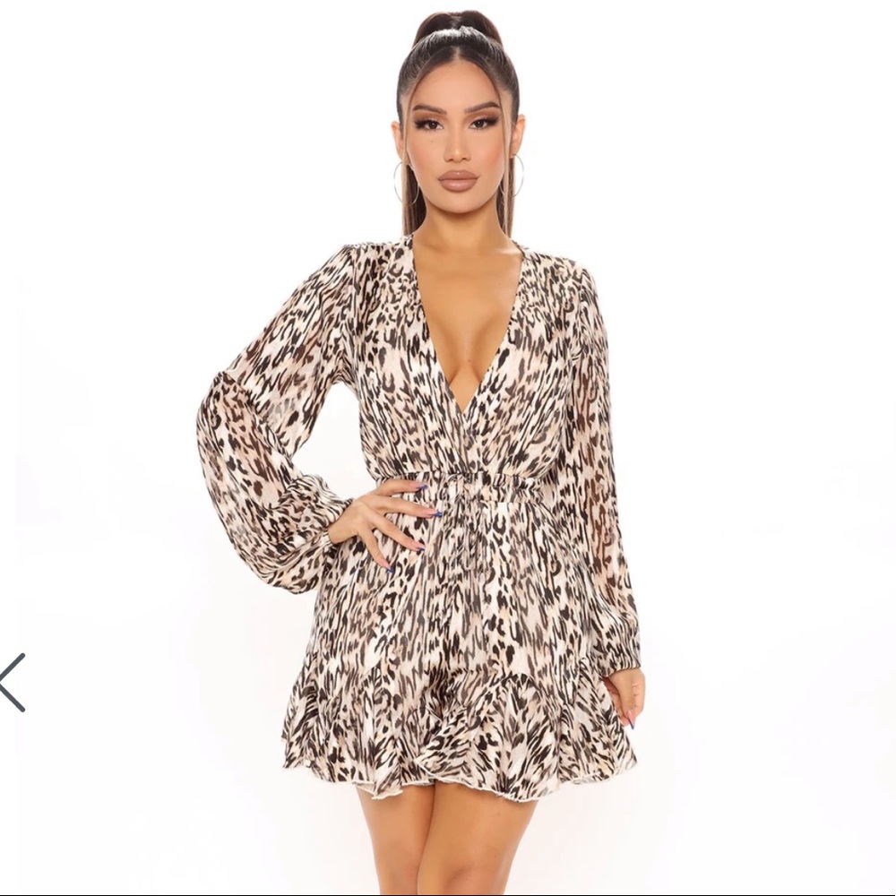 Leopard Romper - Leopard